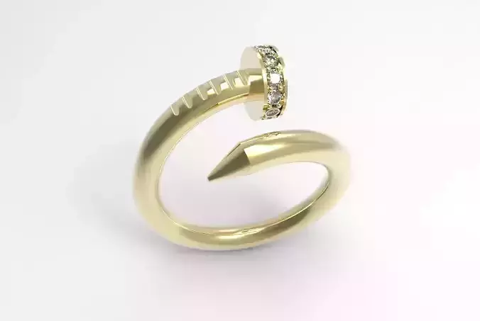 rings gold engagement ring with diamonds