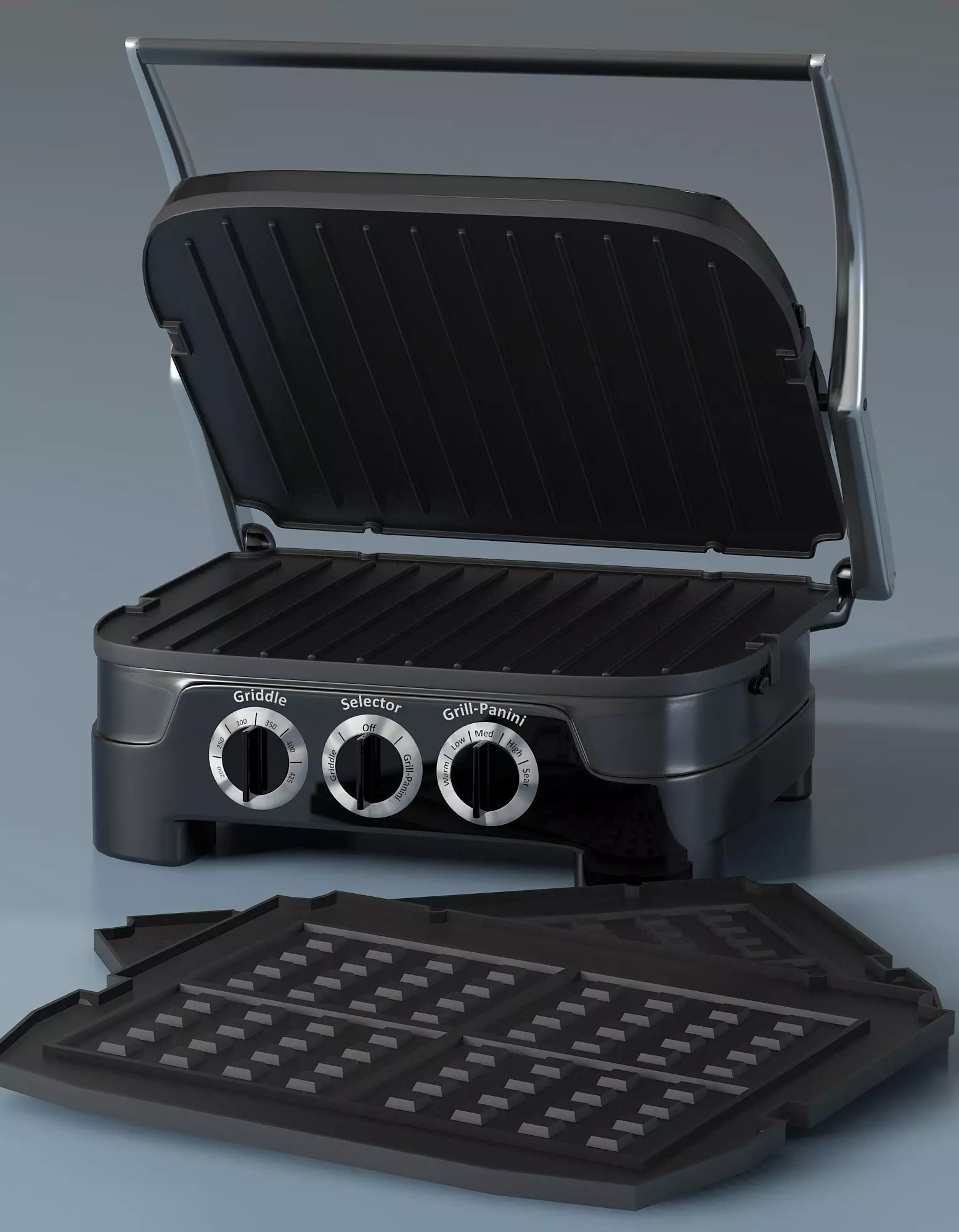 Kitchen Appliance Contact Grill 3D model