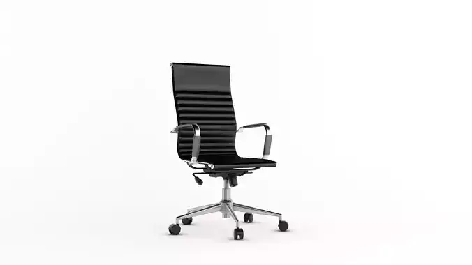 High Back Chair 3D model