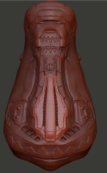 Fugitive Predator Gauntlet computer and blades 3D model_8