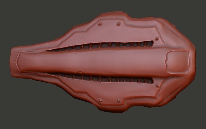 Fugitive Predator Gauntlet computer and blades 3D model_7