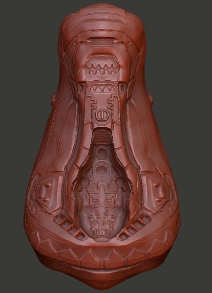 Fugitive Predator Gauntlet computer and blades 3D model_10