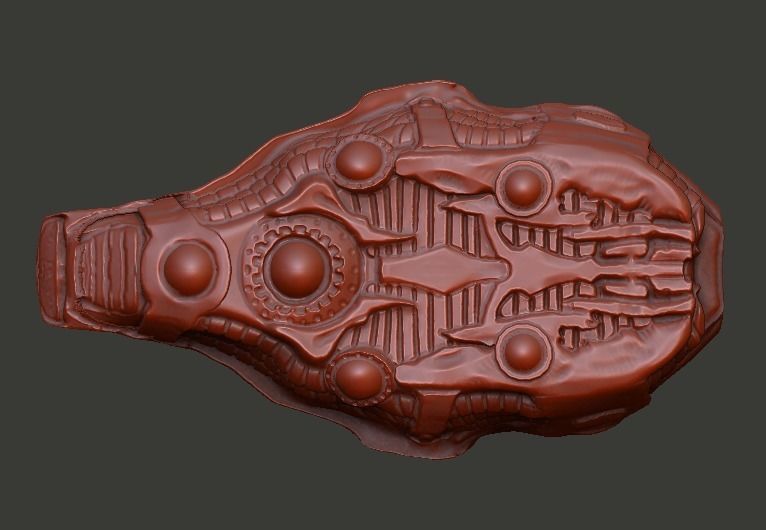 Fugitive Predator Gauntlet computer and blades 3D model_5