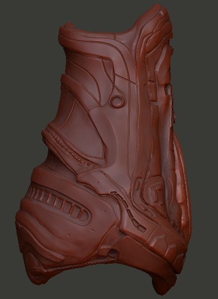 Fugitive Predator Gauntlet computer and blades 3D model_9