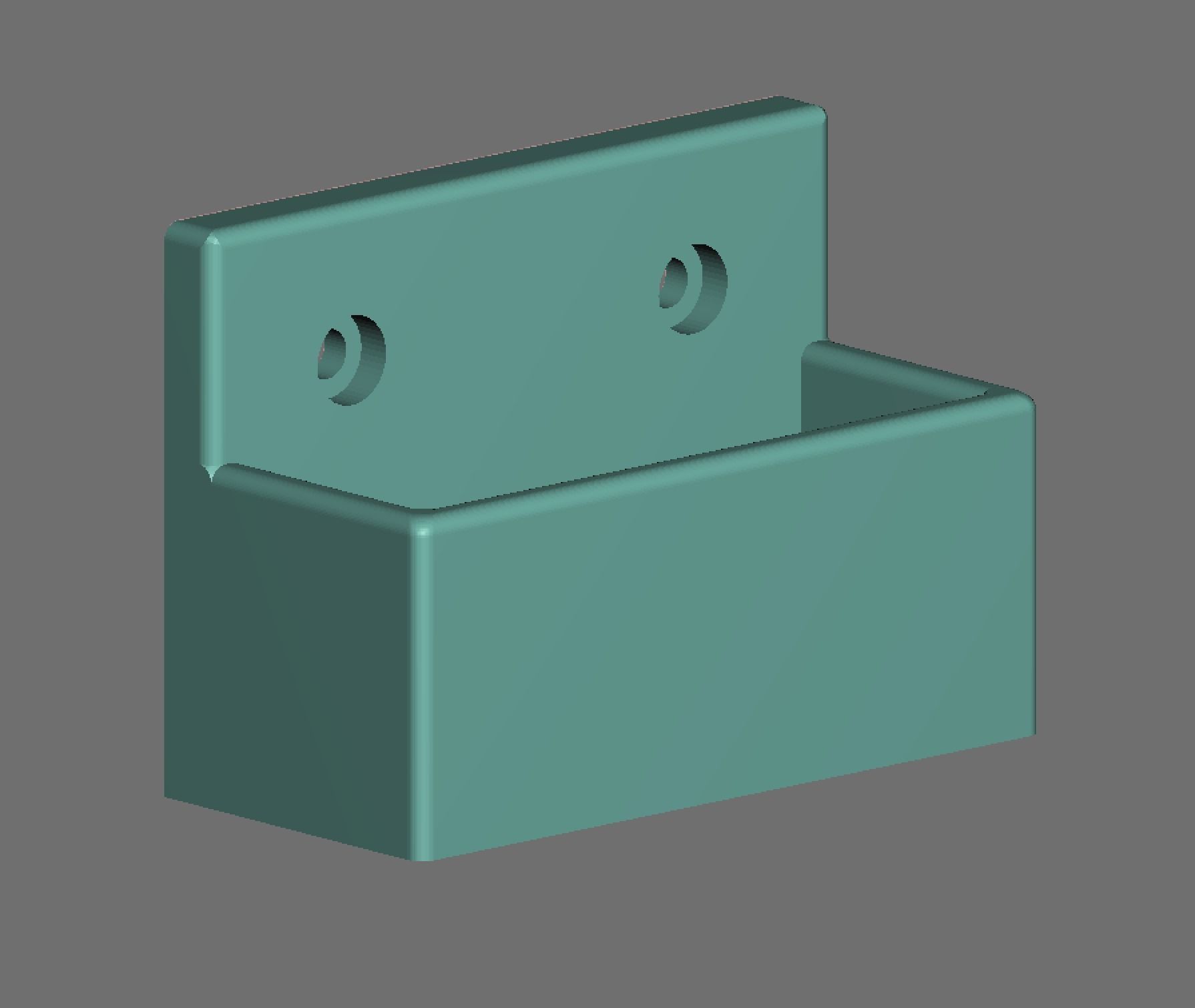 MacBook Pro Power Adapter Wall Mount for 61W and 87W versions 3D print model_1