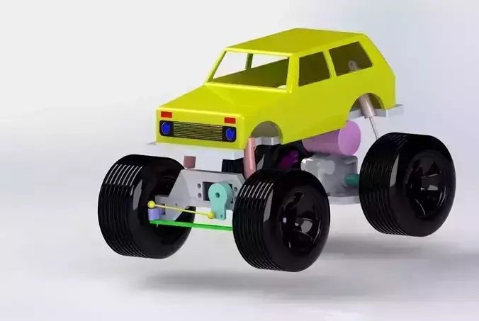 Toy car body VAZ 2121 NIVA