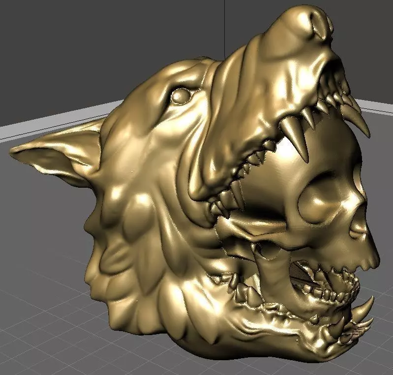 Werewolf Transition 3D print model