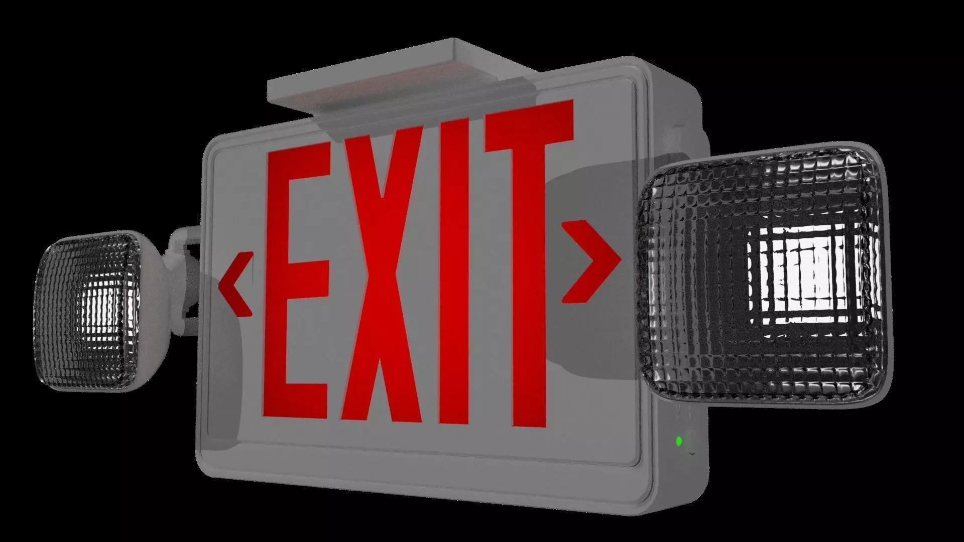Exit Sign 3D model_0