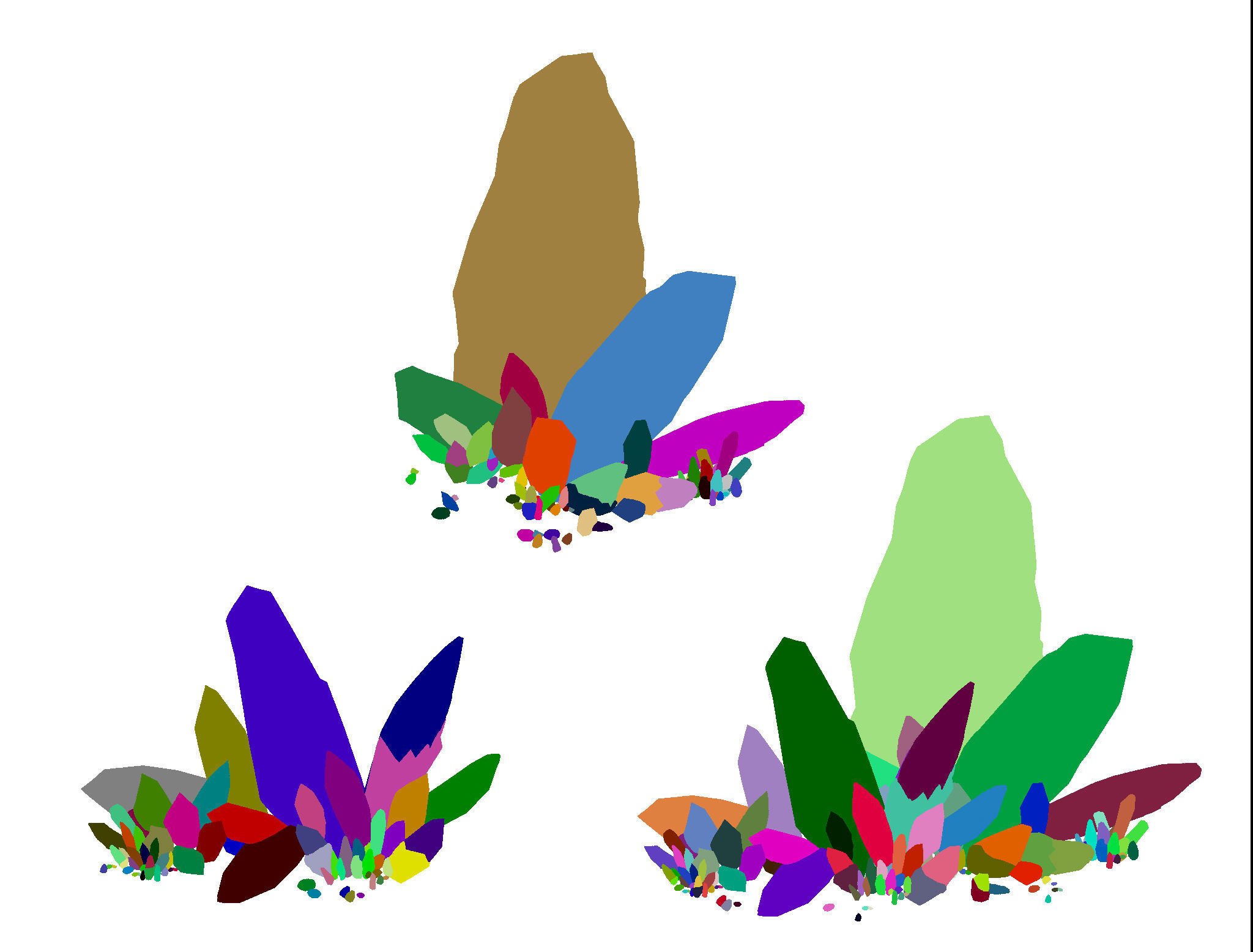 Large crystal - gravel 02 3D model_1