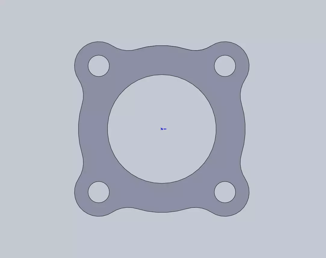 Flange AUDI turbo KKK Free 3D model