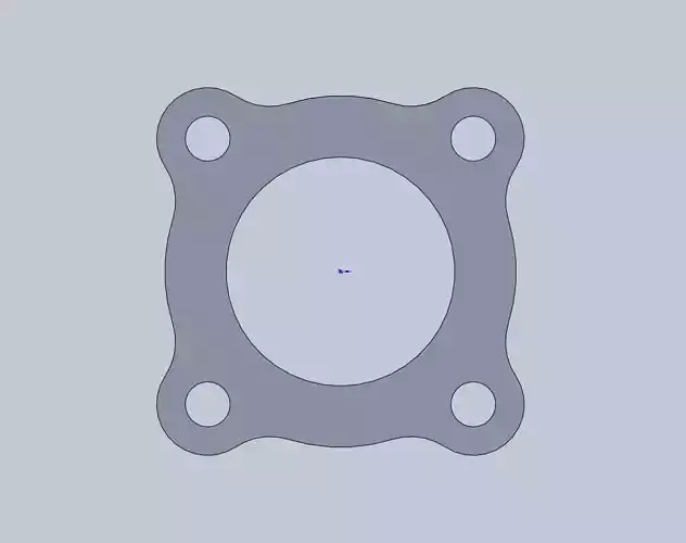 Flange AUDI turbo KKK 