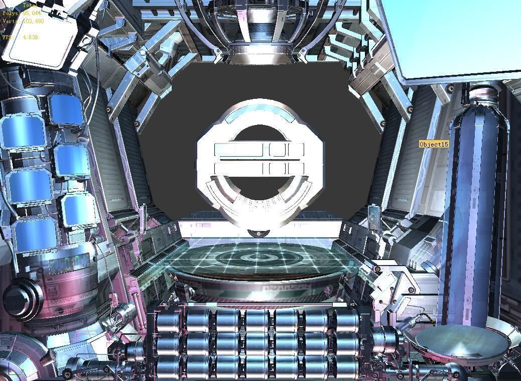 Mechanical login interface 01 3D model_3