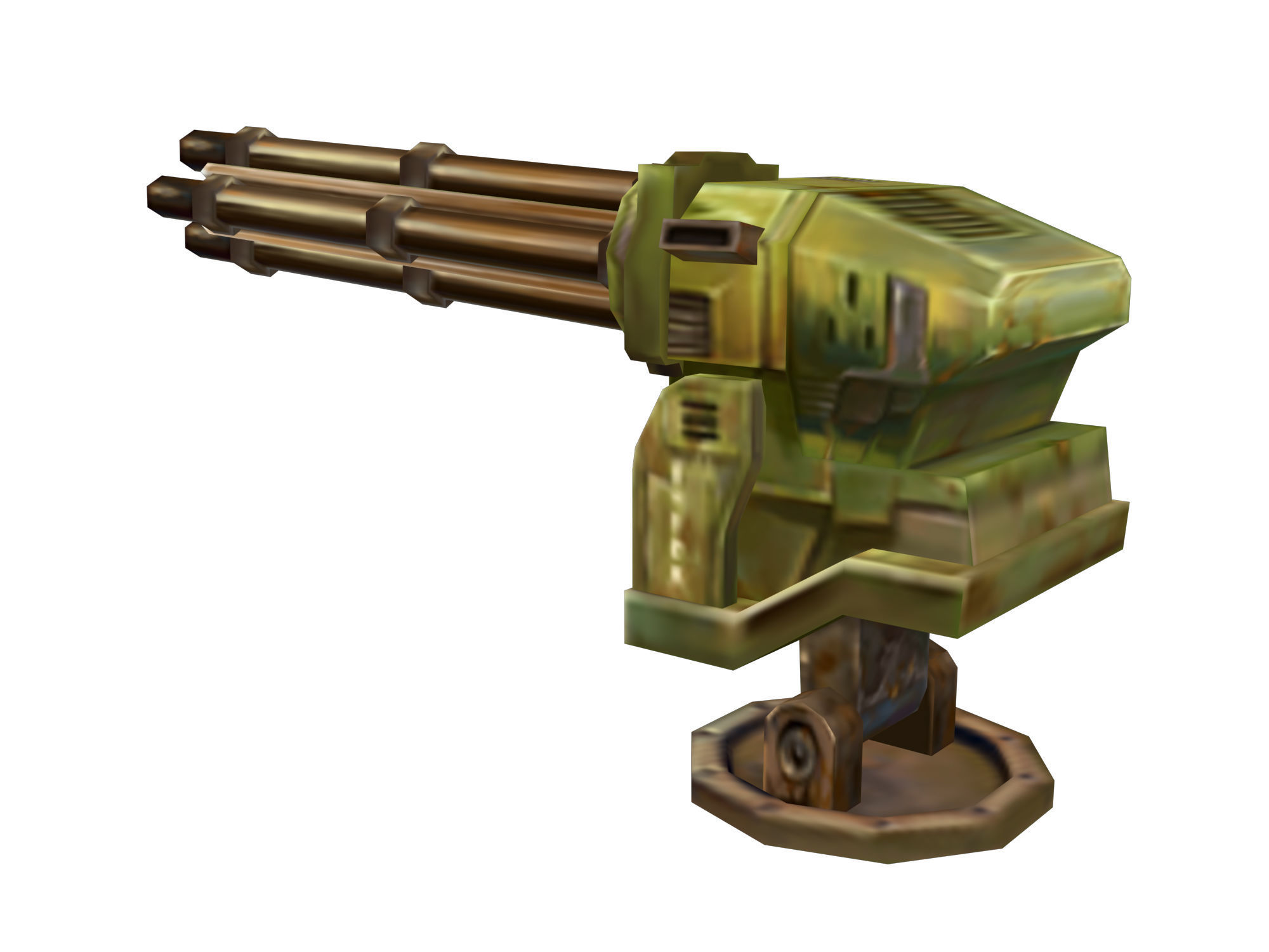 Mechanical-ship world of warcraft grenade launcher 3D model | CGTrader