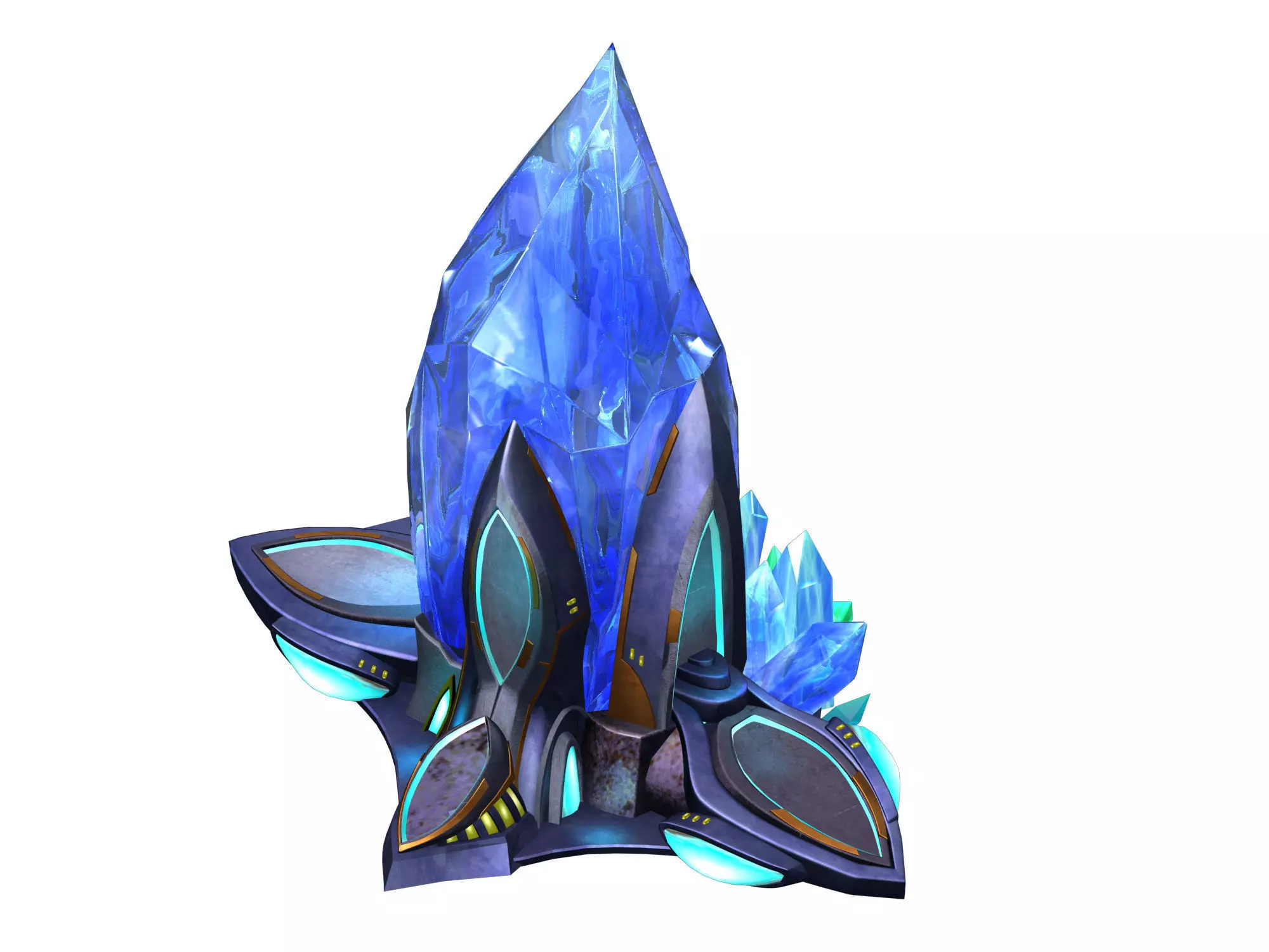 Energy-strong luminescence crystal 3D model