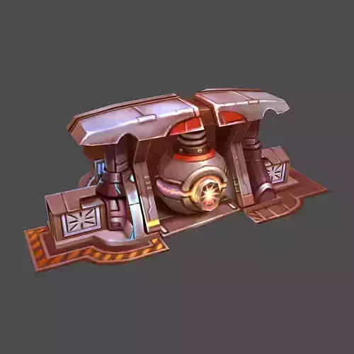 Wall Fortress - Flame Type 02