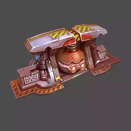 Wall Fortress - Flame Type 03