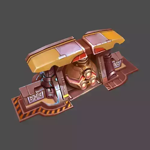 Wall Fortress - Flame Type 08