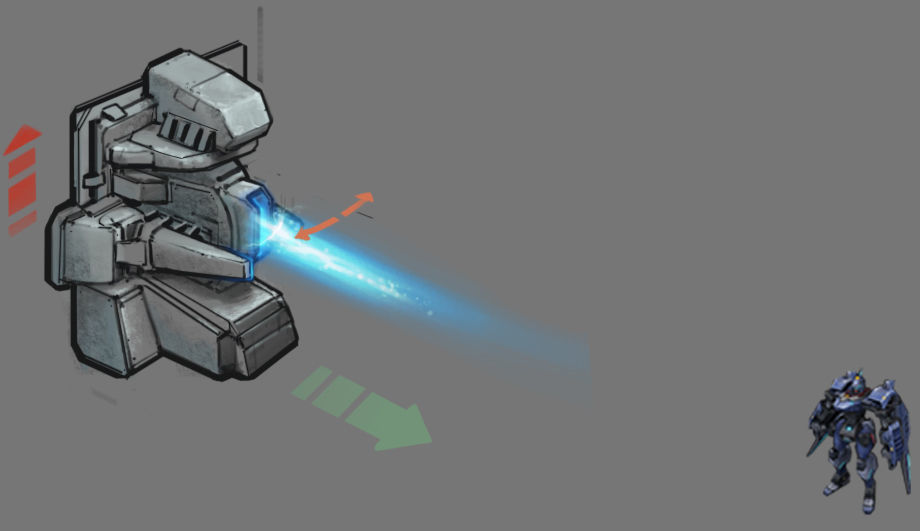 Wall Fortress - Machine Gun Type 02 3D model_4