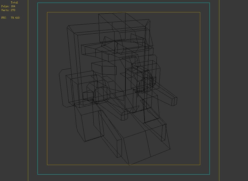 Wall Fortress - Machine Gun Type 02 3D model_6