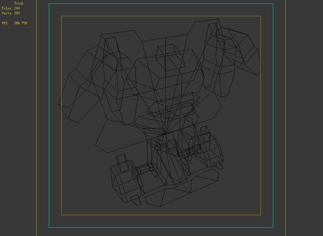 Wall Fortress - Laser Type 06 3D model_6