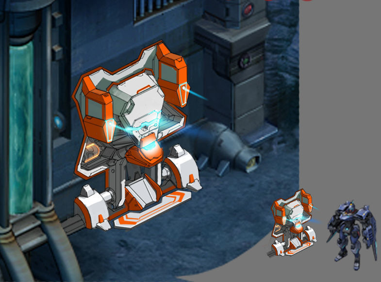 Wall Fortress - Laser Type 07 3D model_4