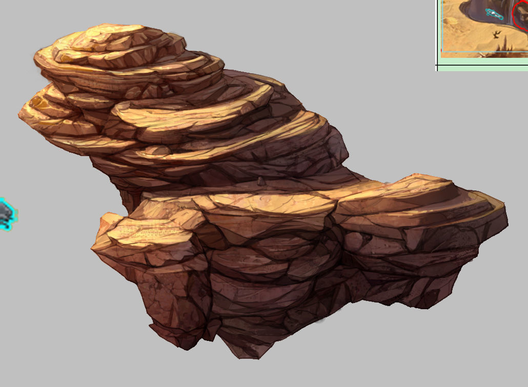 Desert - Bizarre Boulders 05 3D model_5