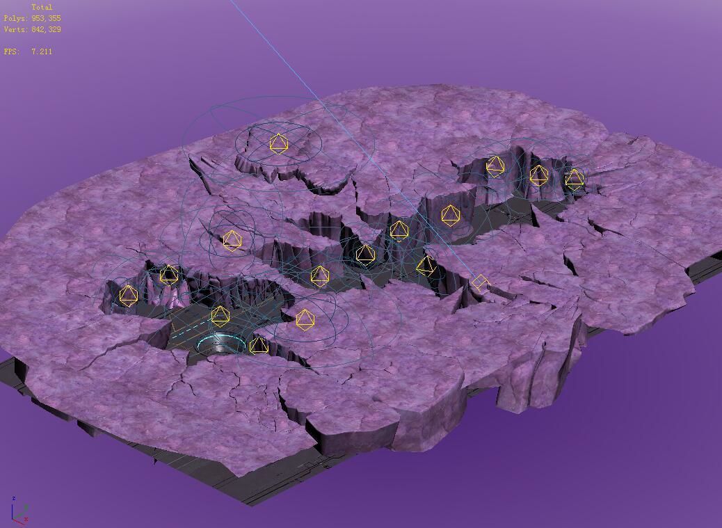 Battlestar - Icefield - Bursting Ice 02 3D model_4