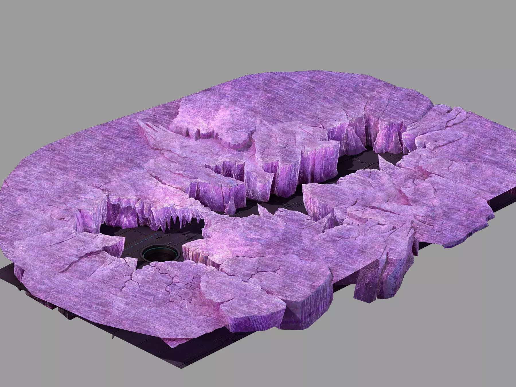 Battlestar - Icefield - Bursting Ice 02 3D model_0