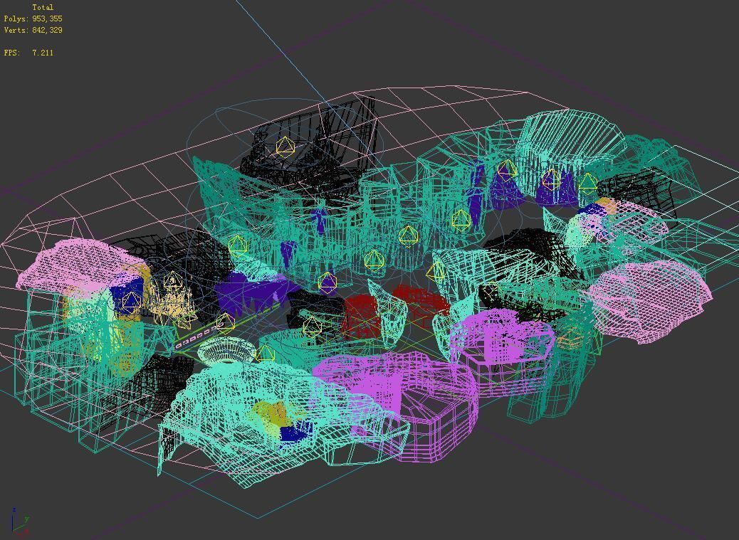 Battlestar - Icefield - Bursting Ice 02 3D model_5