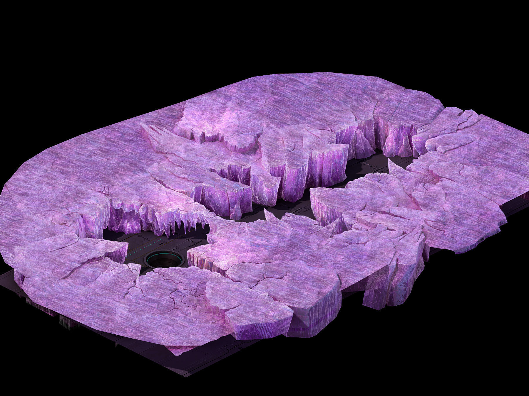 Battlestar - Icefield - Bursting Ice 02 3D model_1