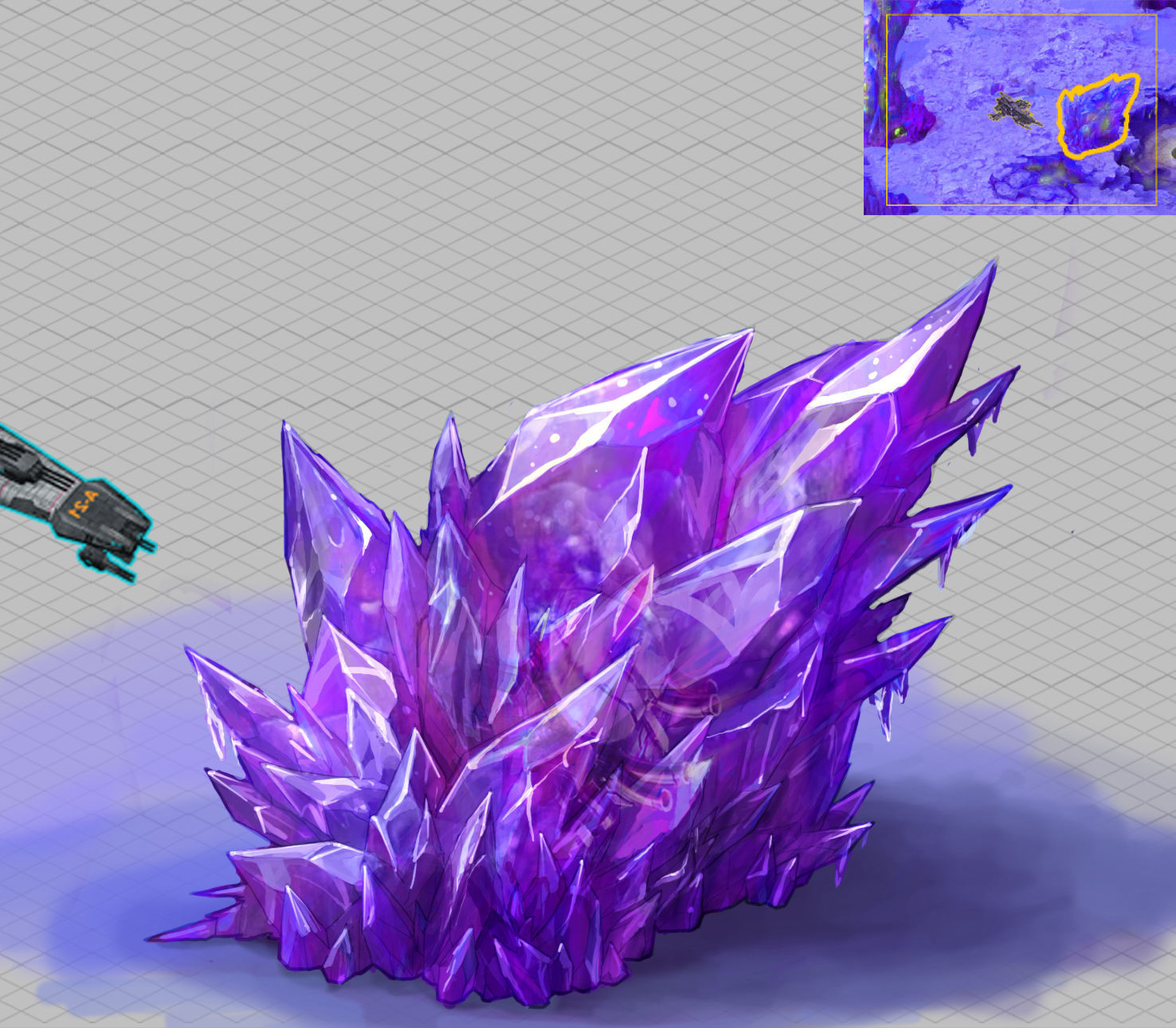 Battlestar - strange giant ice 01 3D model_2