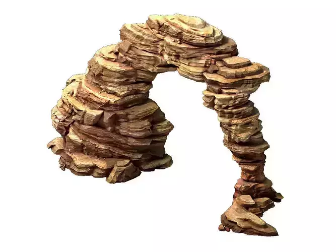 Battlestar - Desert Singular Boulders 01