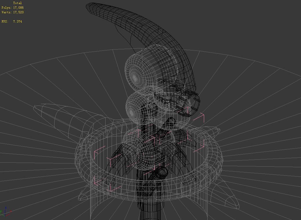 Spaceship - Ground Fort 02 3D model_4