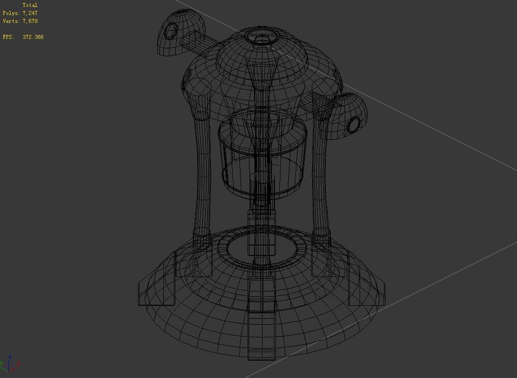 Spacecraft - small ground construction 08 3D model_5