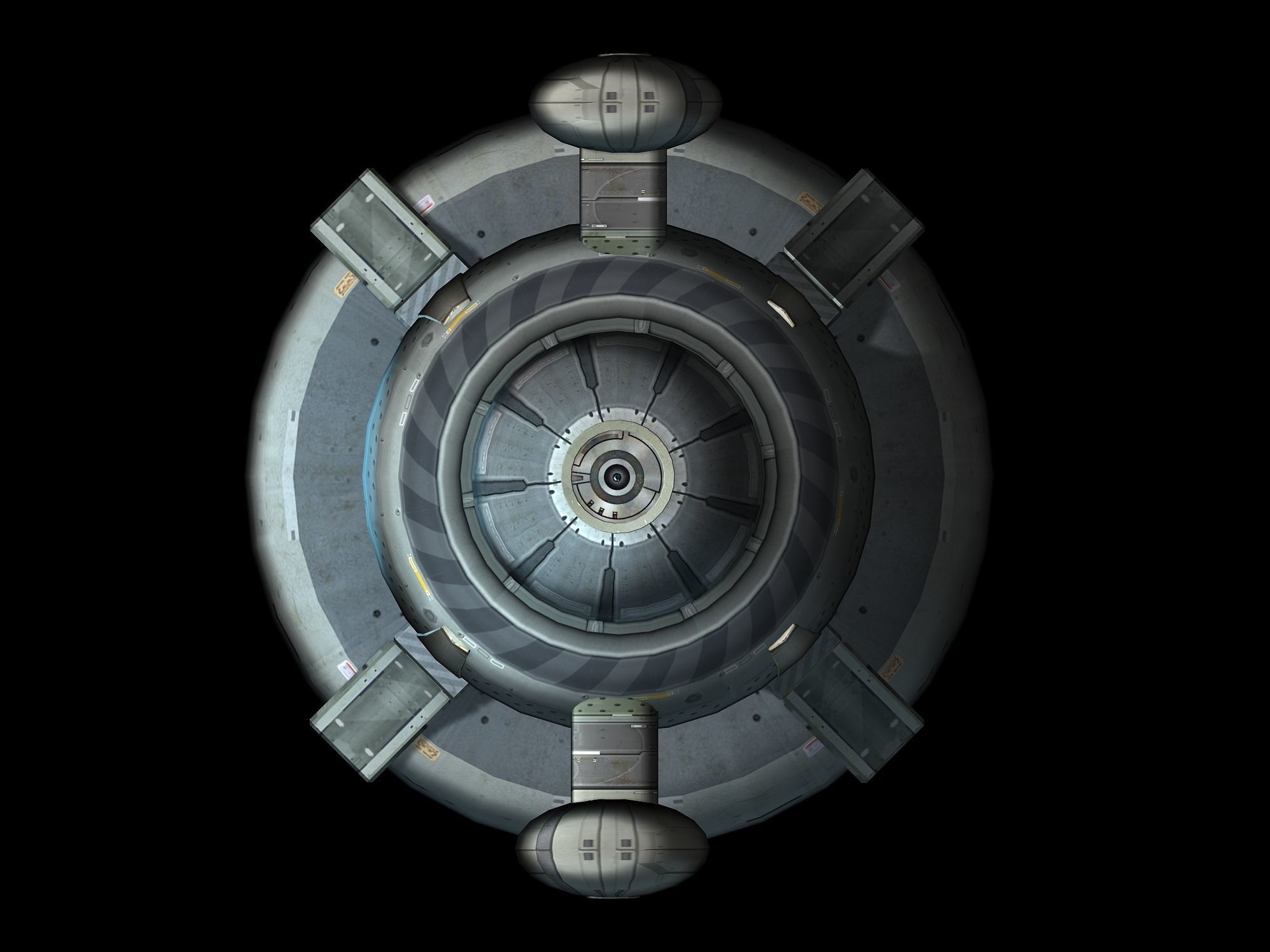 Spacecraft - small ground construction 08 3D model_2