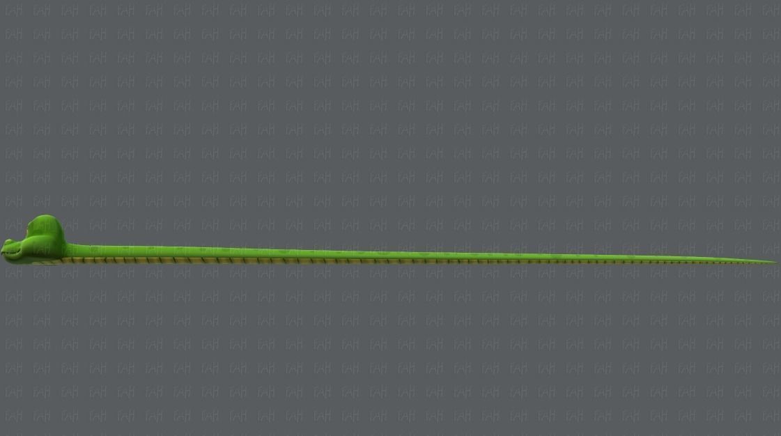 Snake V01 Low-poly 3D model_23