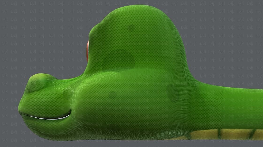 Snake V01 Low-poly 3D model_39