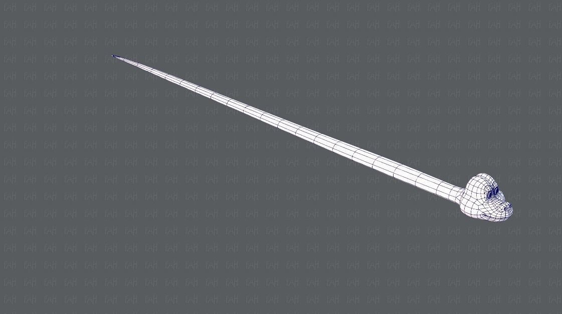 Snake V01 Low-poly 3D model_10