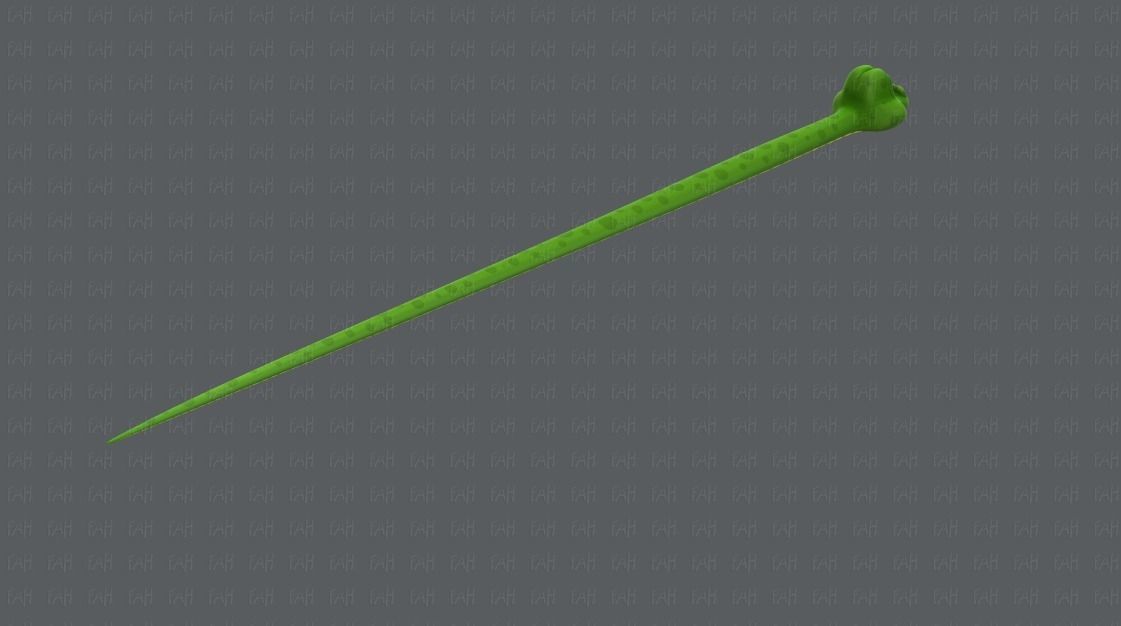 Snake V01 Low-poly 3D model_4