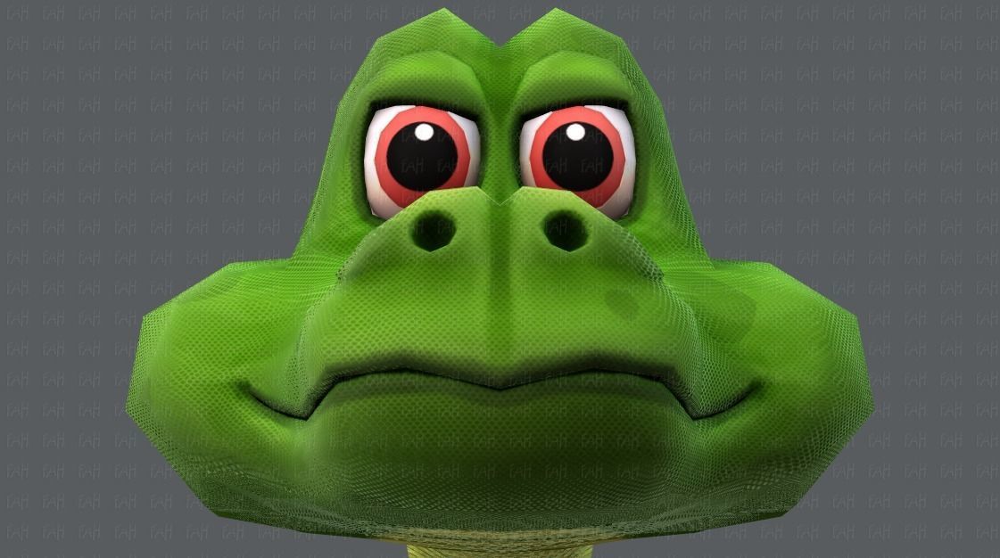 Snake V01 Low-poly 3D model_35