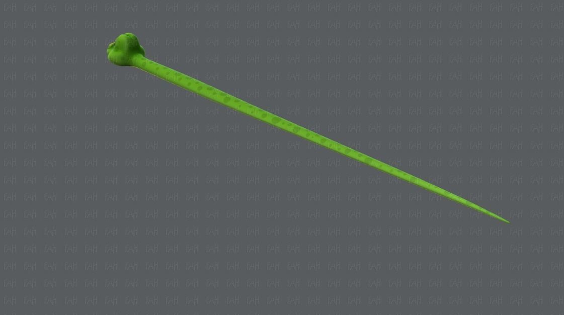 Snake V01 Low-poly 3D model_6