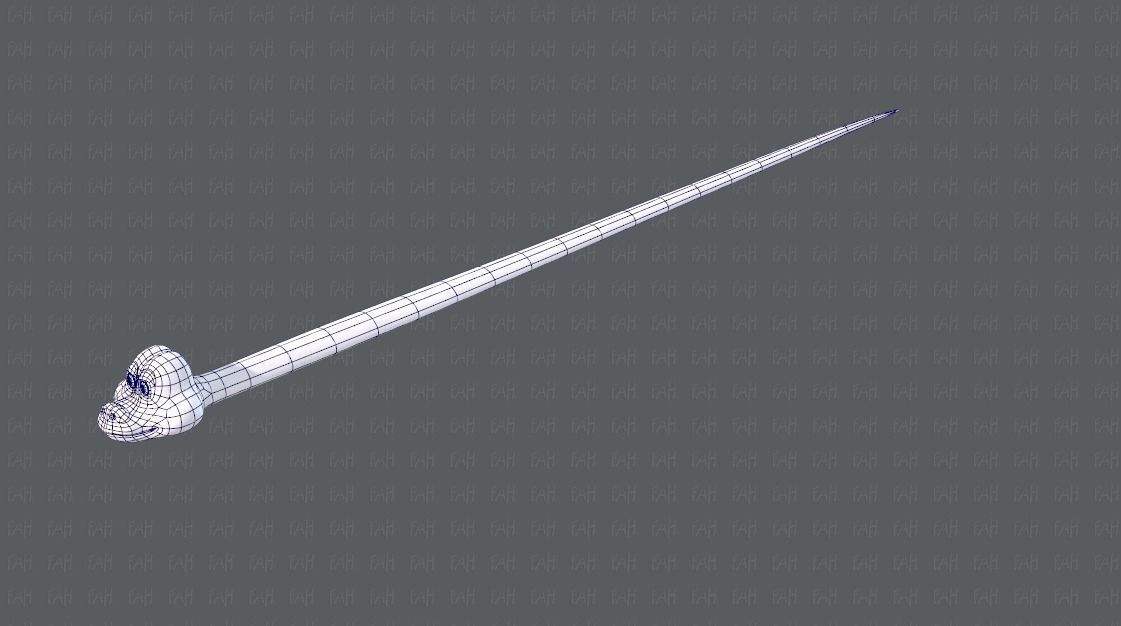 Snake V01 Low-poly 3D model_16