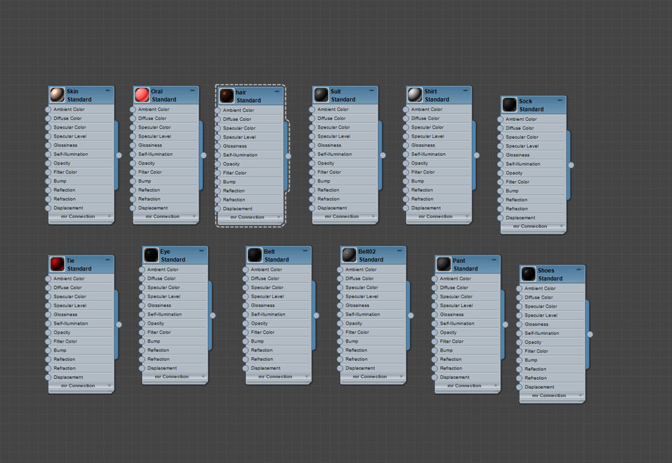 CartoonMan011 Businessman 3D model_24