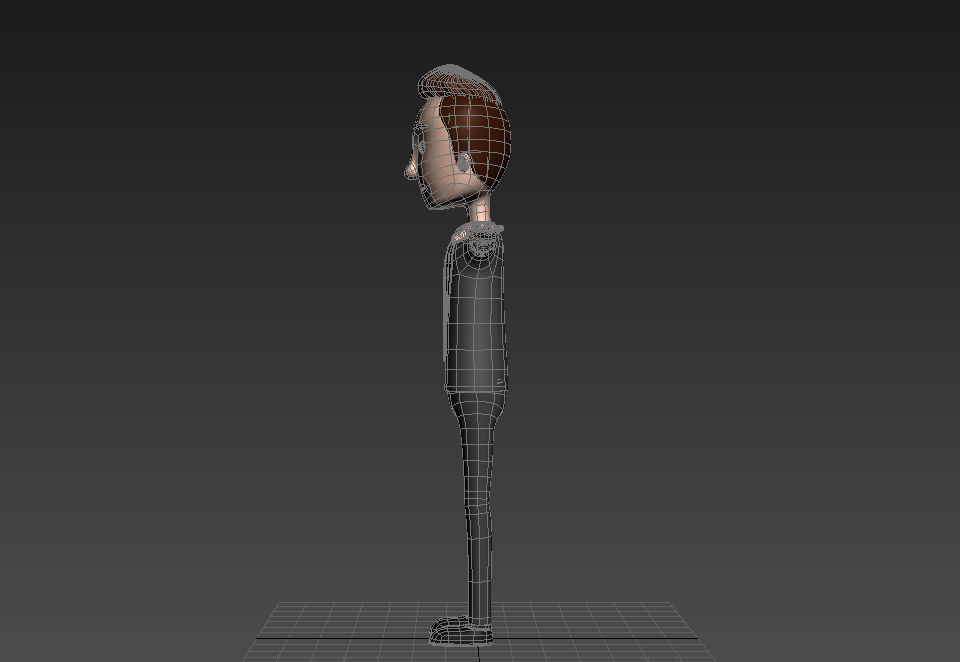 CartoonMan011 Businessman 3D model_22