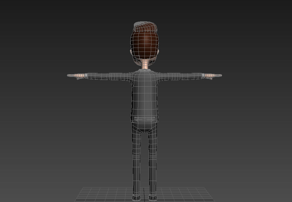 CartoonMan011 Businessman 3D model_20