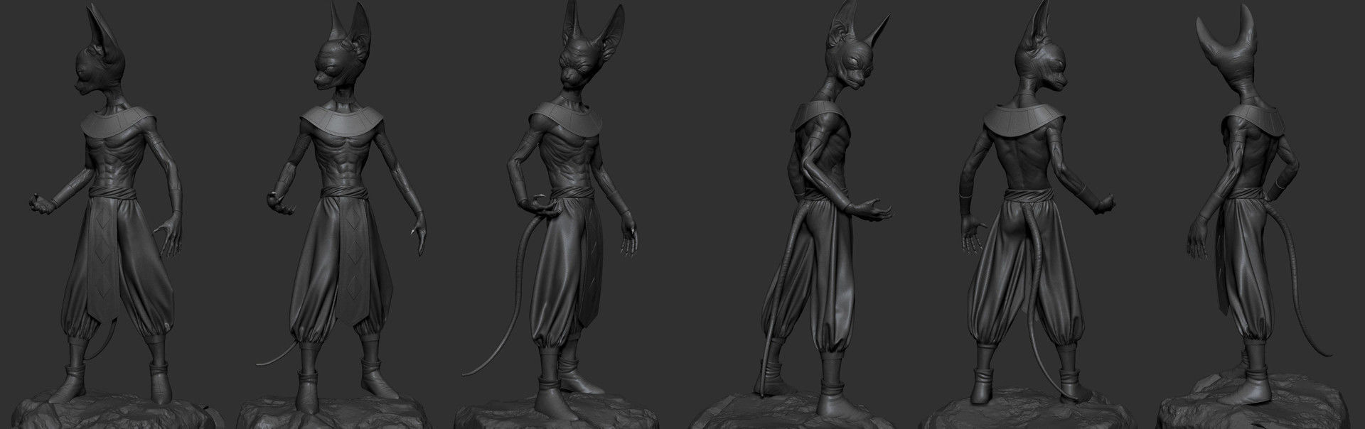 Lord Beerus 3D print model_2