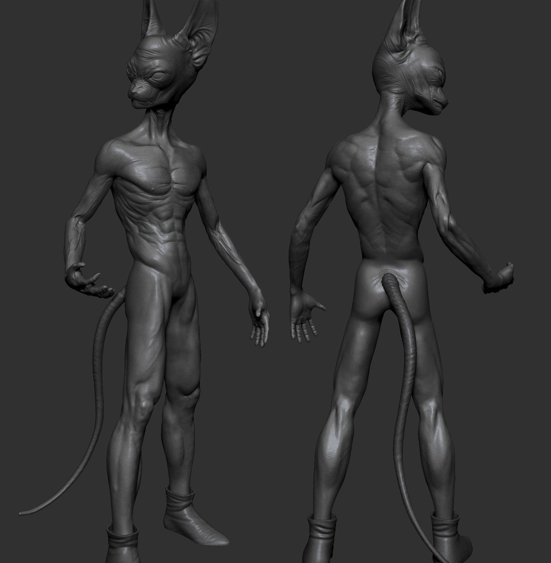 Lord Beerus 3D print model_4