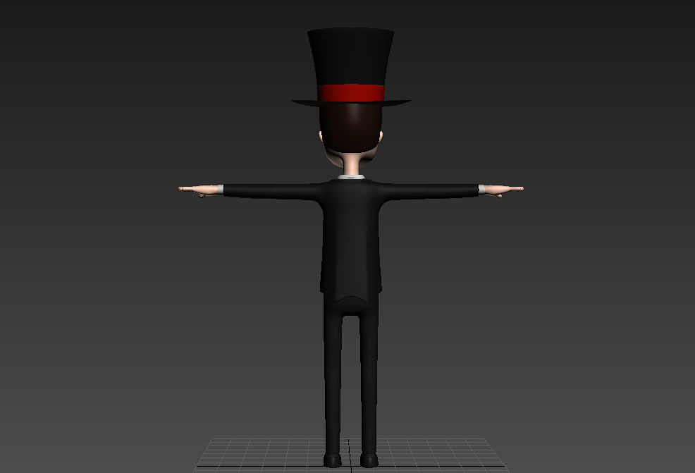 CartoonMan012 Magician 3D model_20
