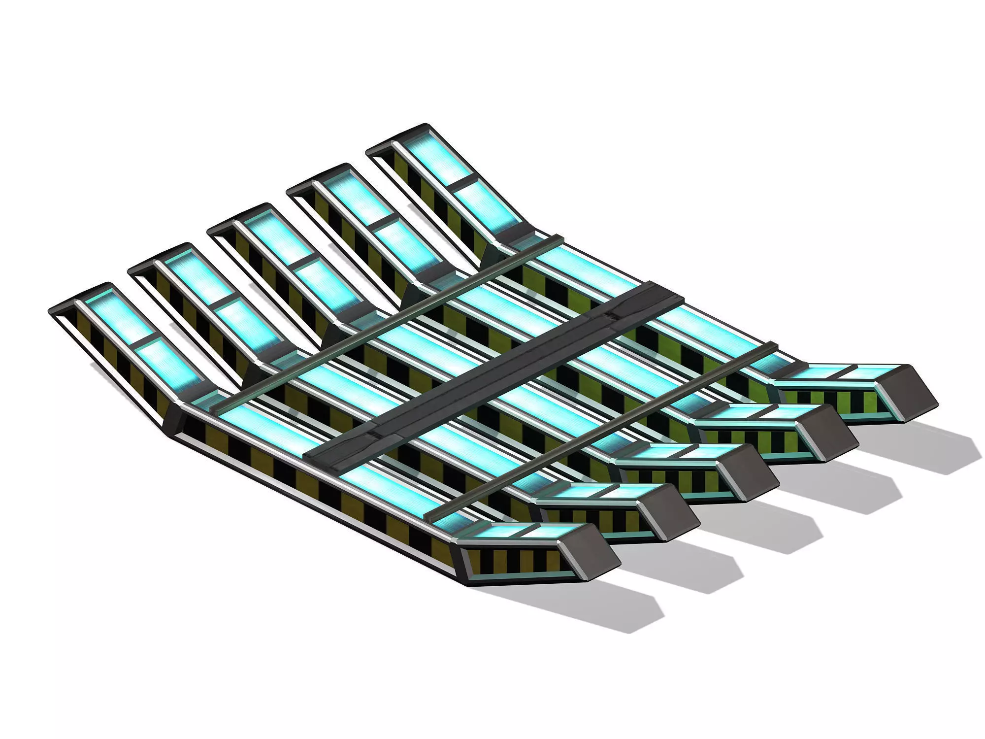 Satellite City Objects - Track 21 3D model_0