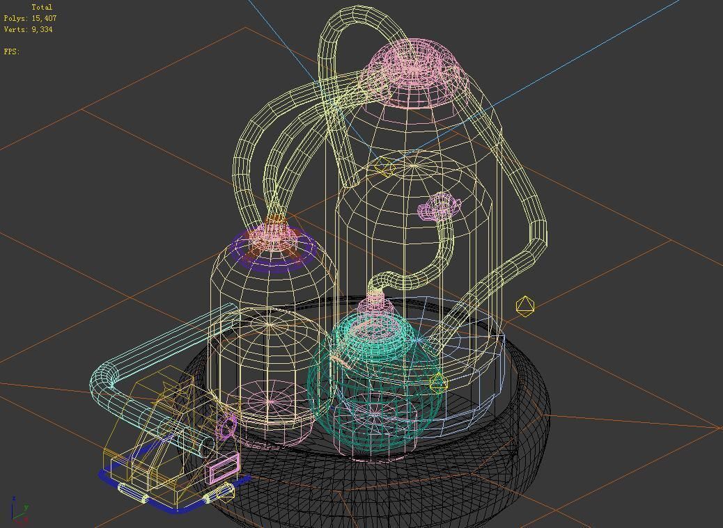 Future World - Ground Chemical Container 01 3D model_4